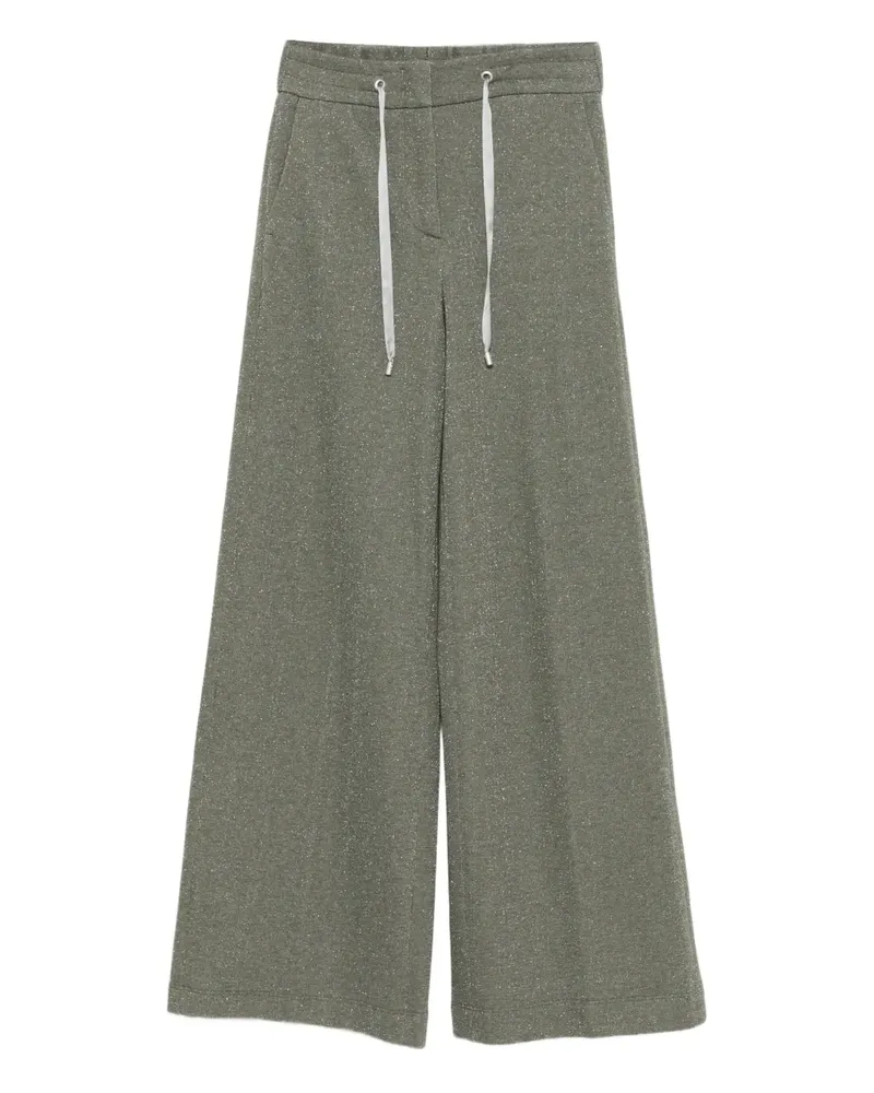 Peserico Hose mit Kordelzug - Grün Grün