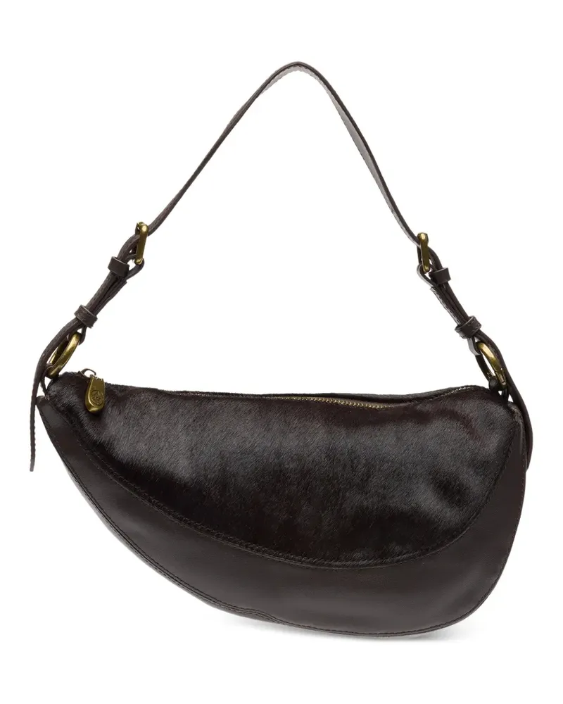 ash Astrid Schultertasche aus Kalbshaar - Braun Braun