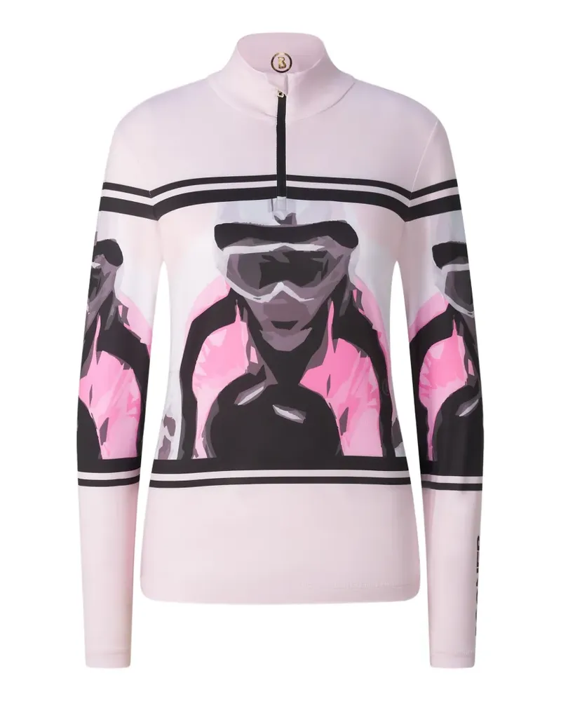 Bogner Beline graphic-print top - Rosa Rosa