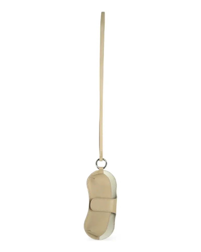 Kitsuné detachable-neck strap sunglasses case - Nude Nude