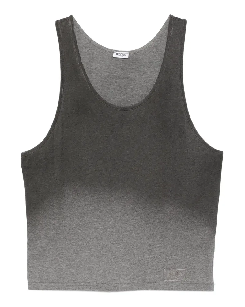Moschino ombre tank top - Grau Grau