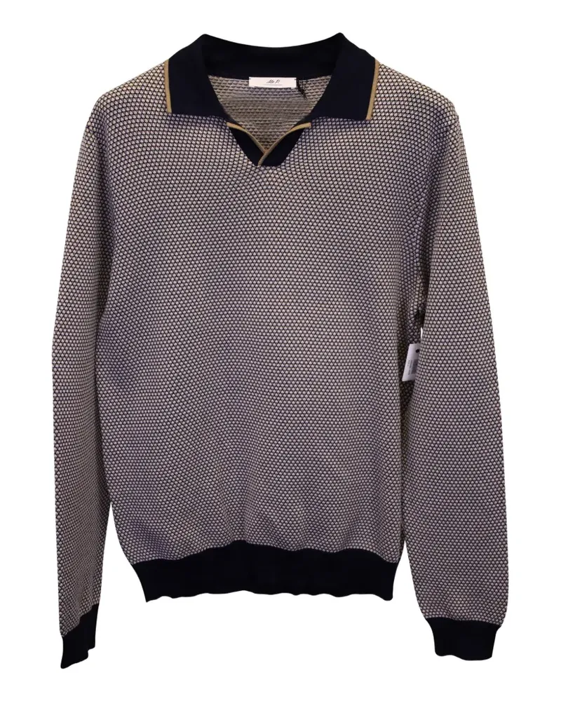 MR P. honeycomb-knit sweatshirt - Schwarz Schwarz