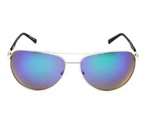 pilot-frame sunglasses - Gold