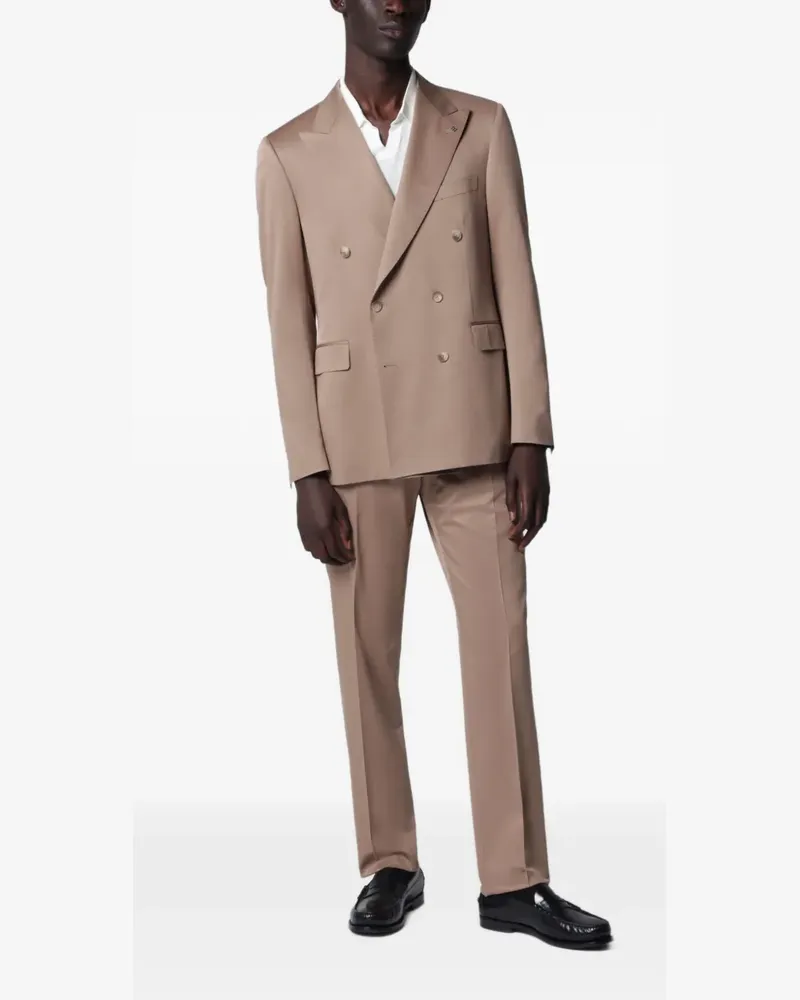 Tagliatore double-breasted peak-lapel suit - Braun Braun