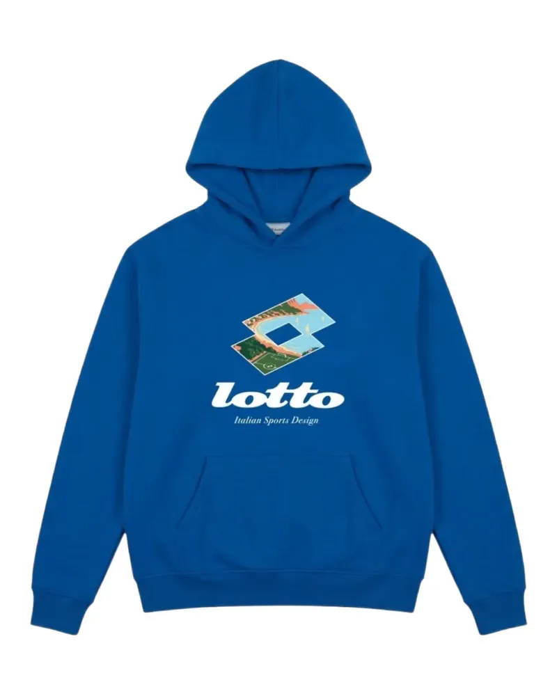 Lotto Leggenda Invitational logo-print hoodie - Blau Blau