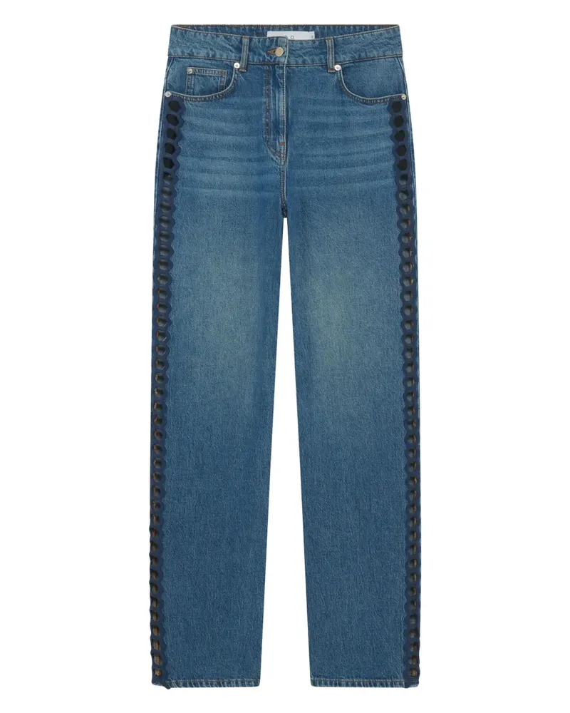 IRO Jeans mit geradem Bein - Blau Blau