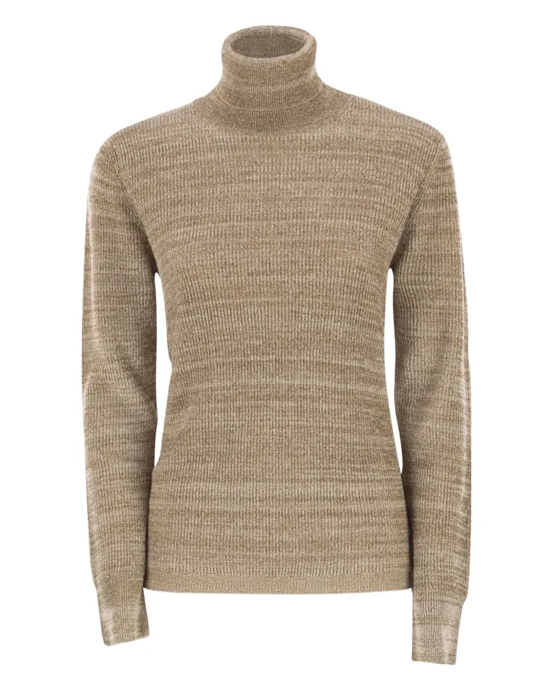 Fabiana Filippi Langärmeliger Rollkragenpullover - Nude Nude