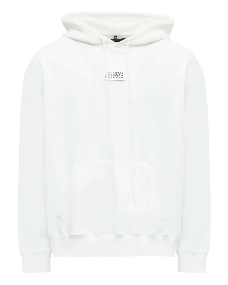 Maison Margiela Hoodie mit Taschen - Weiß Weiß