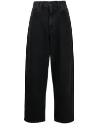 Carhartt WIP Tief sitzende Wide-Leg-Jeans Schwarz