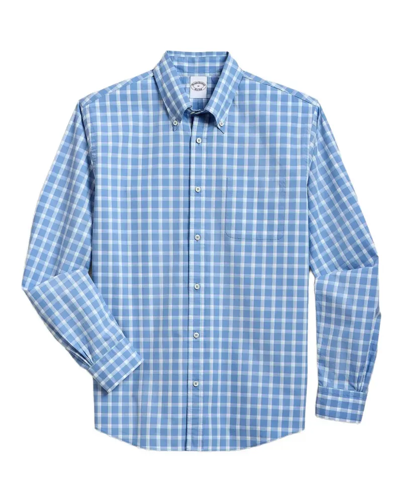 Brooks Brothers Hemd mit Karomuster - Blau Blau