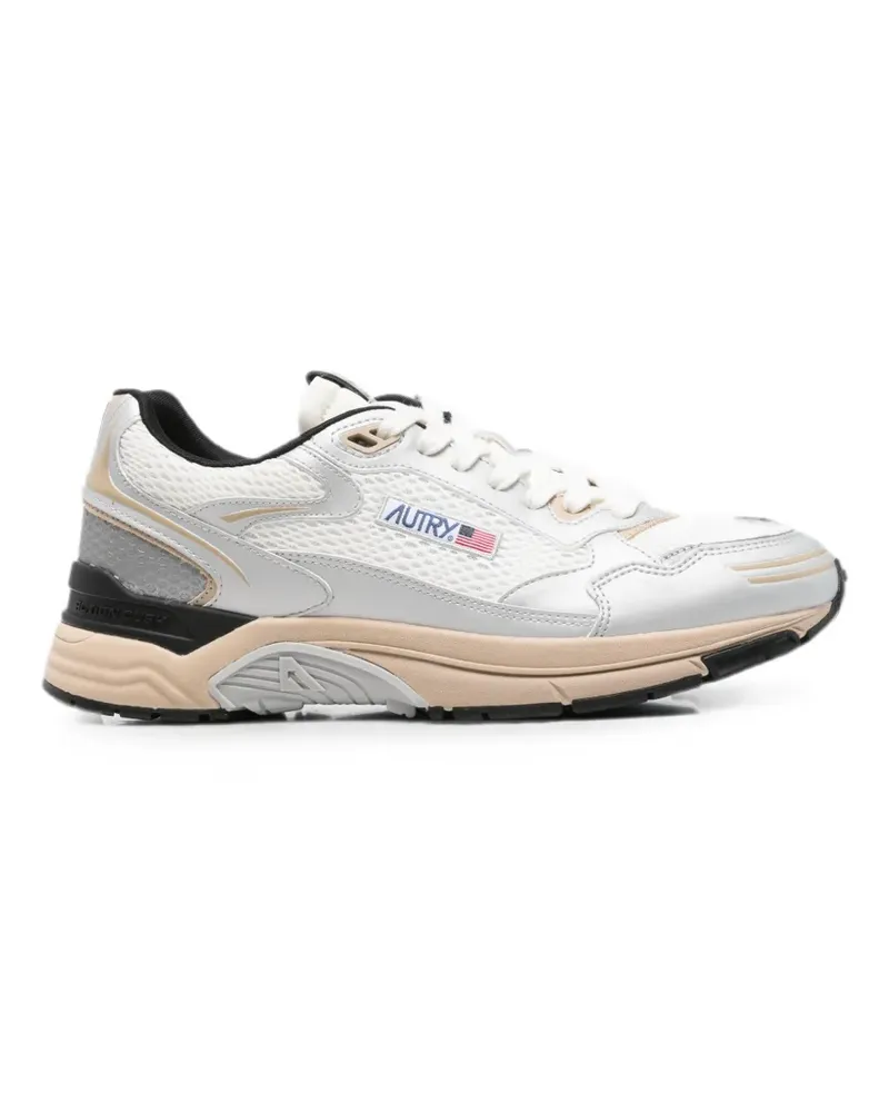 AUTRY Hyperway panelled leather sneakers - Weiß Weiß