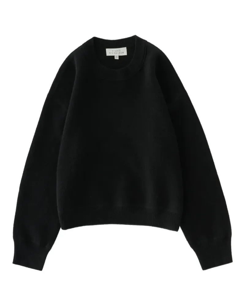 Studio Nicholson Morina Pullover mit rundem Ausschnitt - Schwarz Schwarz