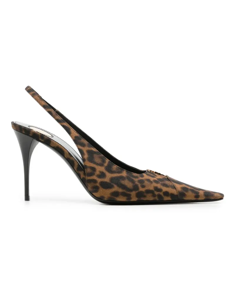 Saint Laurent Klassische Slingback-Pumps - Braun Braun