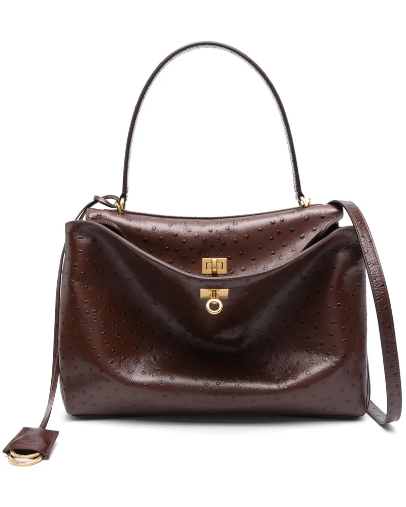 Balenciaga Mittelgroße Rodeo Tote Bag - Braun Braun