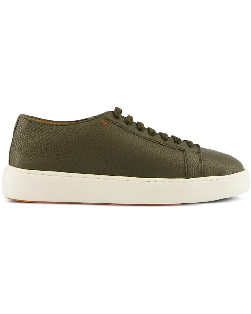 Santoni Sneakers mit Schnürung - Grün Grün