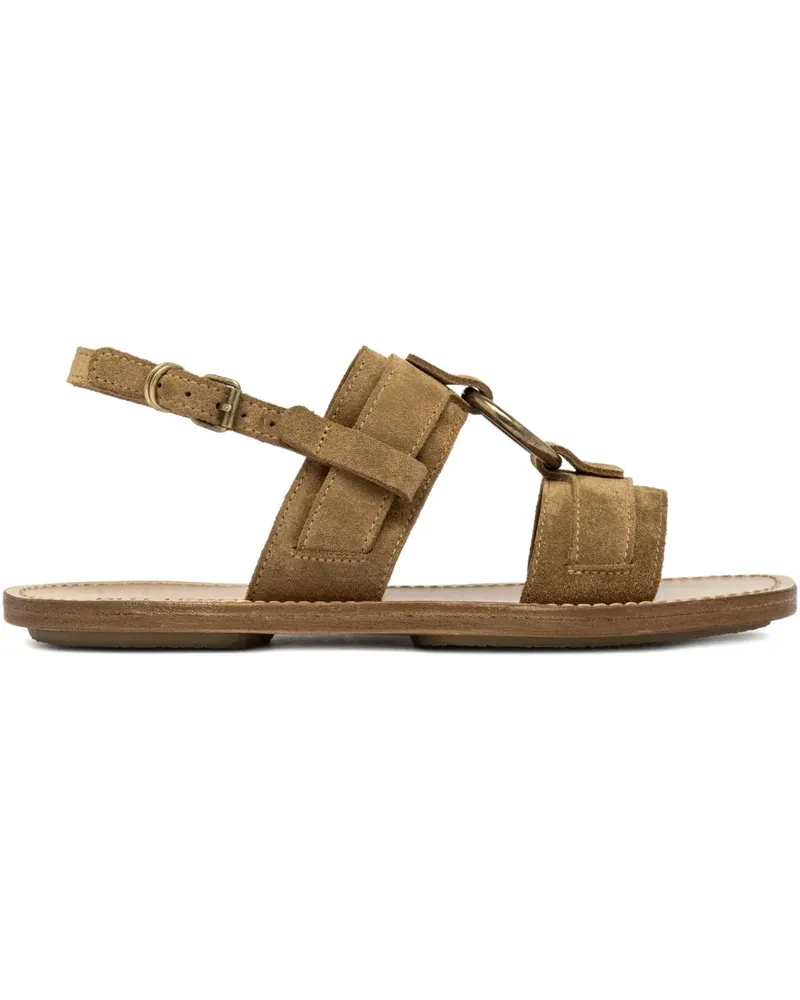 Buttero ring-detail sandals - Braun Braun