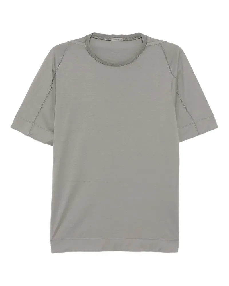 TRANSIT Klassisches T-Shirt - Grau Grau