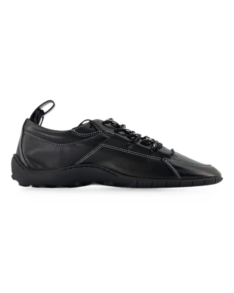 Samsøe & Samsøe Saastra contrast-stitch sneakers - Schwarz Schwarz