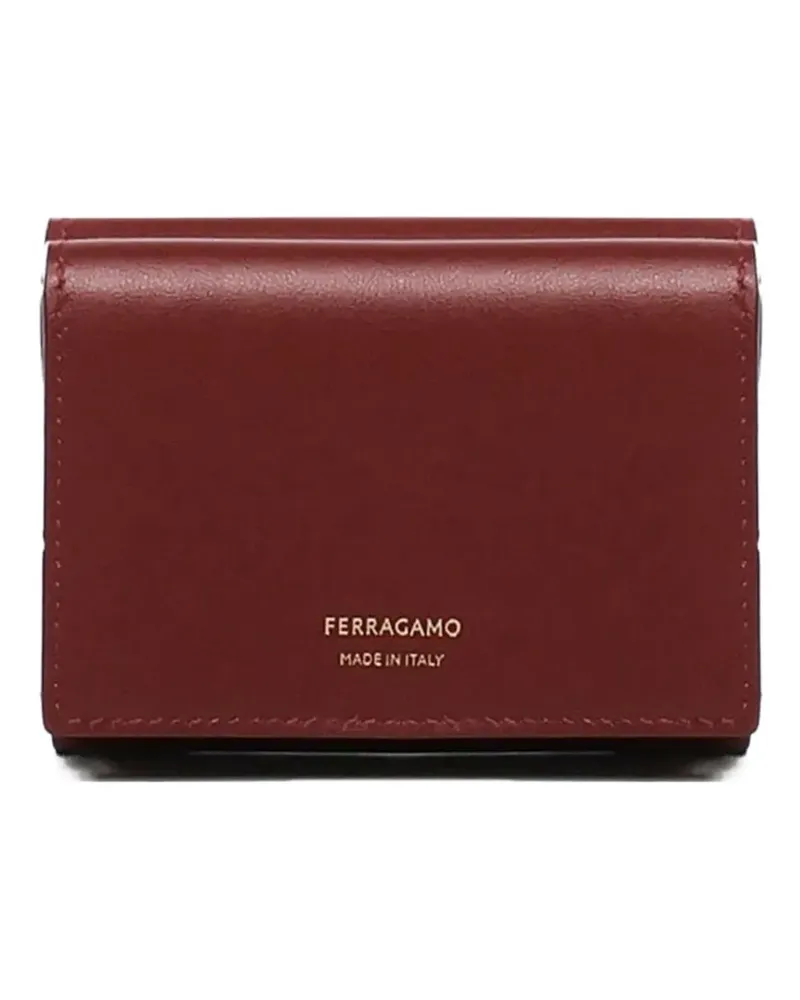 Ferragamo Geknöpftes Portemonnaie - Rot Rot
