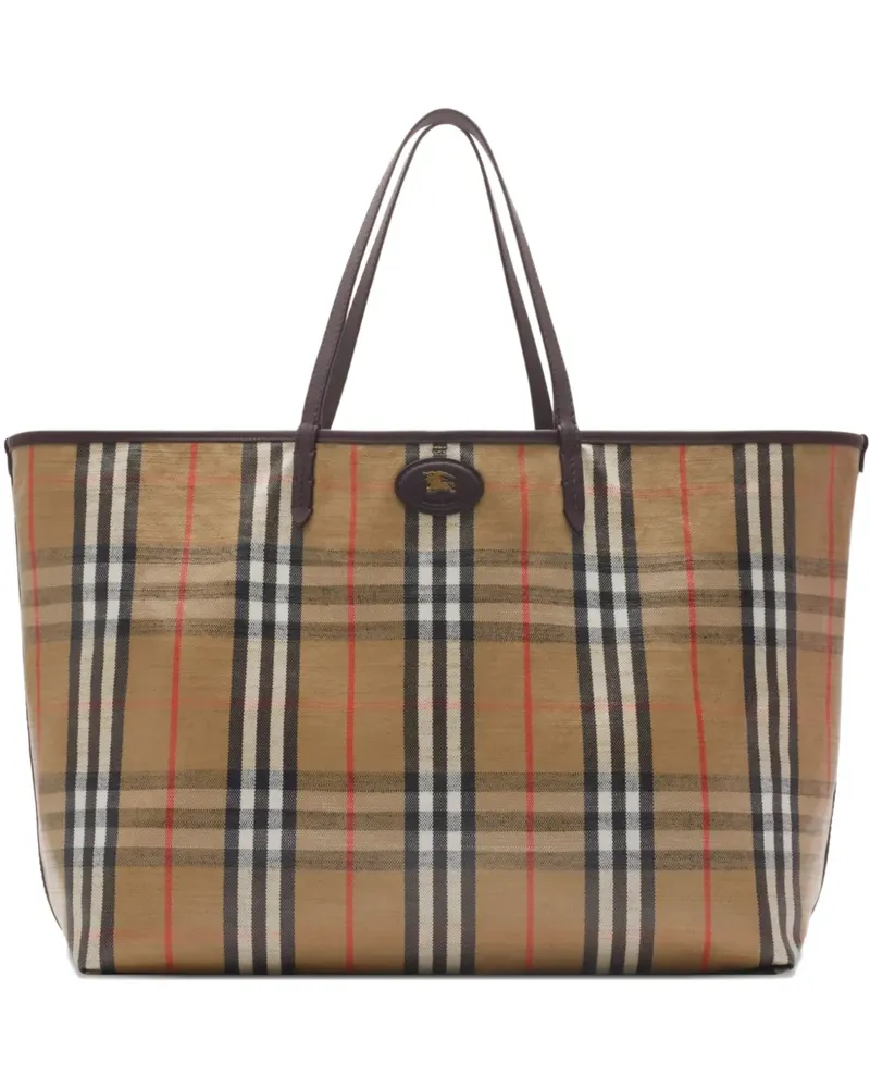 Burberry Große Highlands Tote Bag - Nude Nude