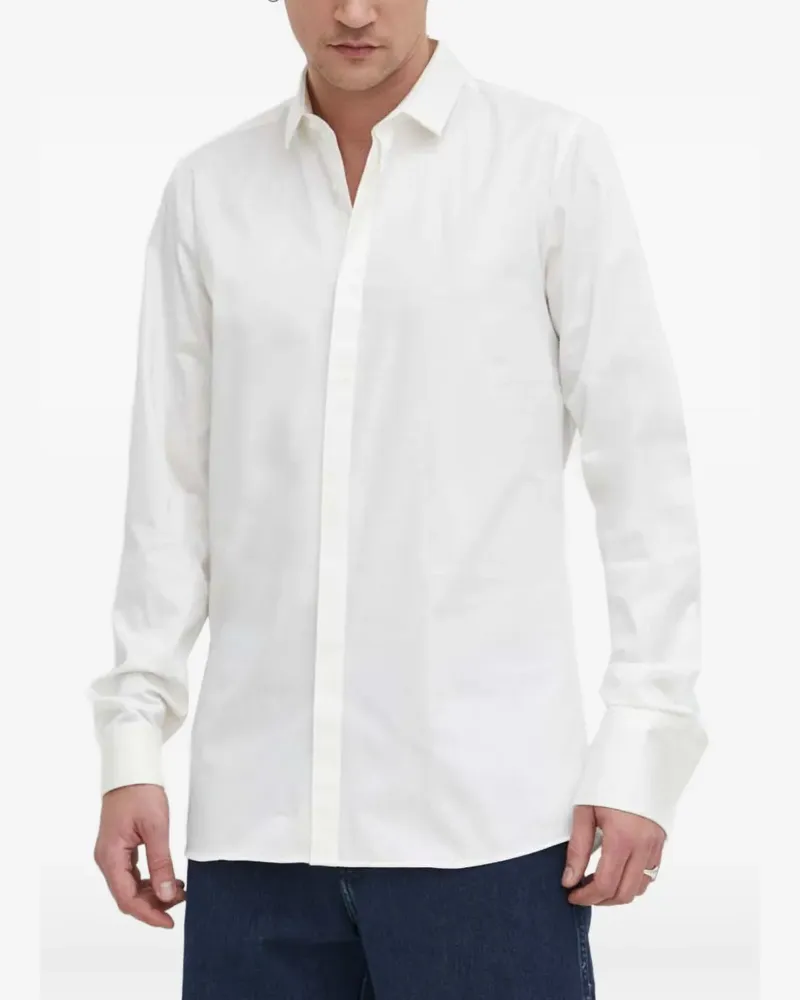 HUGO BOSS Klassisches Hemd - Weiß Weiß