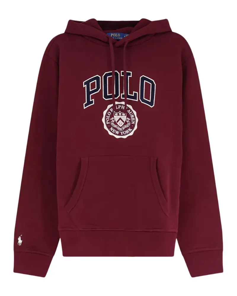 Ralph Lauren logo-print drawstring hoodie - Rot Rot