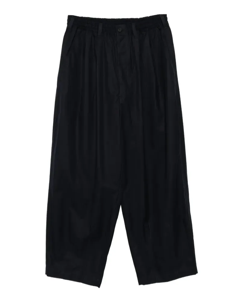 Comme des Garçons Hose mit doppelter Falte - Blau Blau