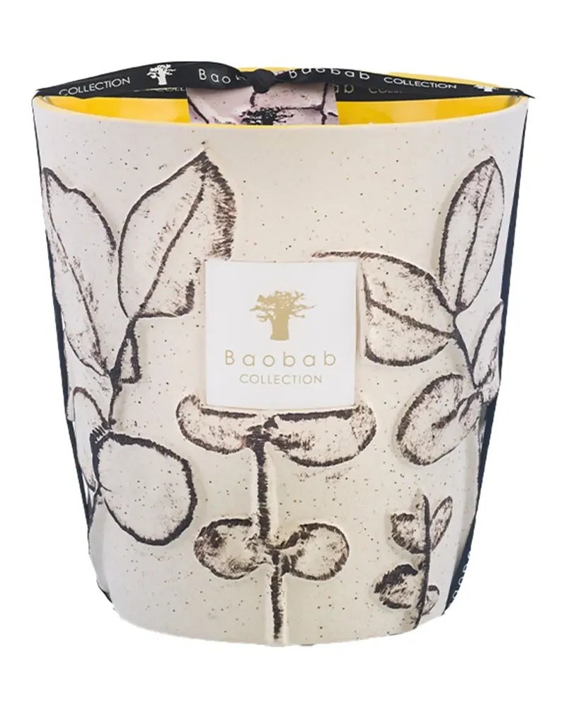 Baobab Collection Kerze mit Logo-Print - Nude Nude