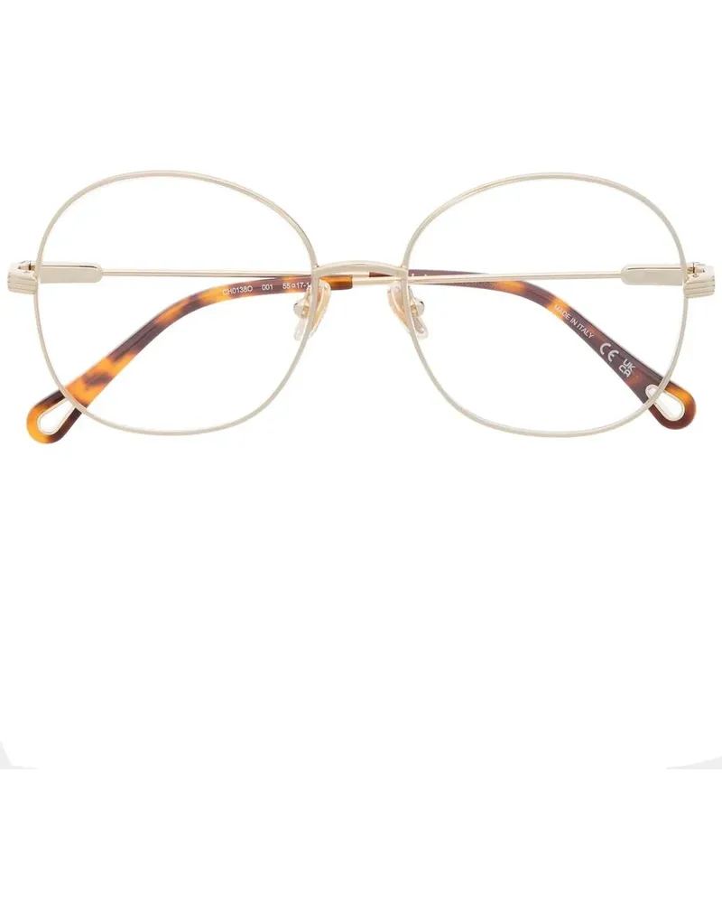 Chloé Brille mit rundem Gestell - Gold Gold
