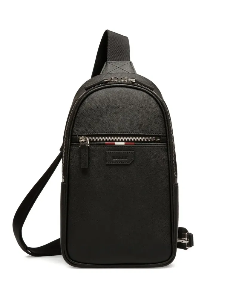 Bally Rucksack mit Querriemen - Schwarz Schwarz