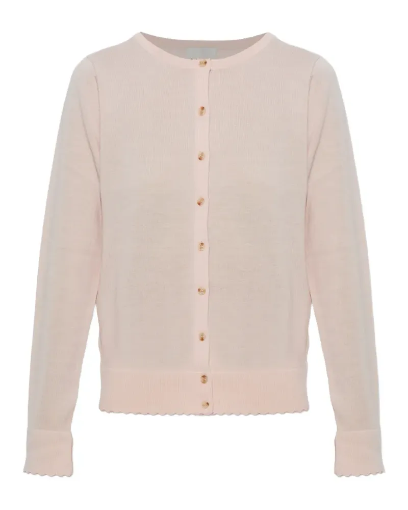 Posse Maisie Cardigan mit Wellenkanten - Rosa Rosa