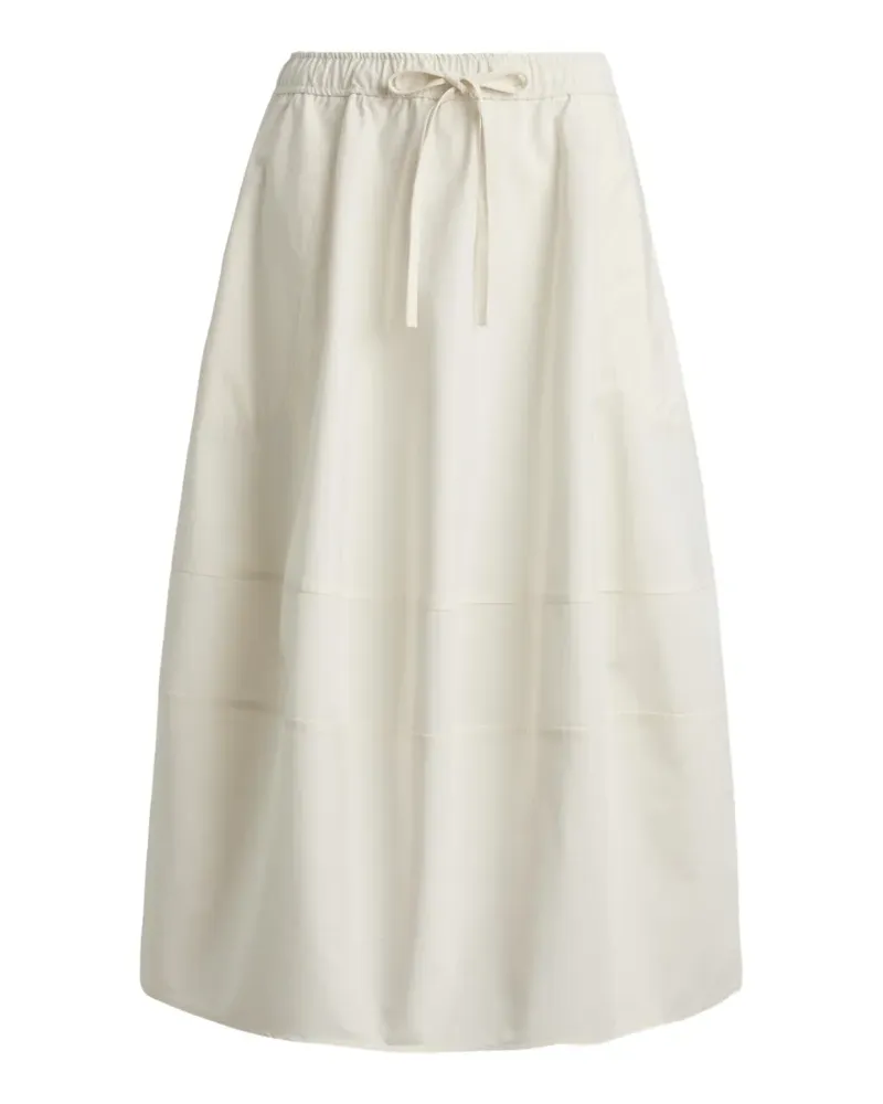 Ralph Lauren elasticated-waistband midi skirt - Weiß Weiß