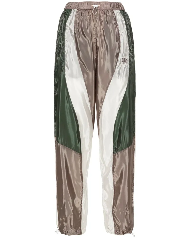 Palm Angels Jogginghose in Colour-Block-Optik - Grün Grün