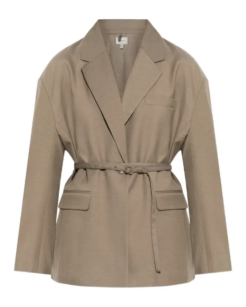 Gestuz belted single-breasted blazer - Nude Nude