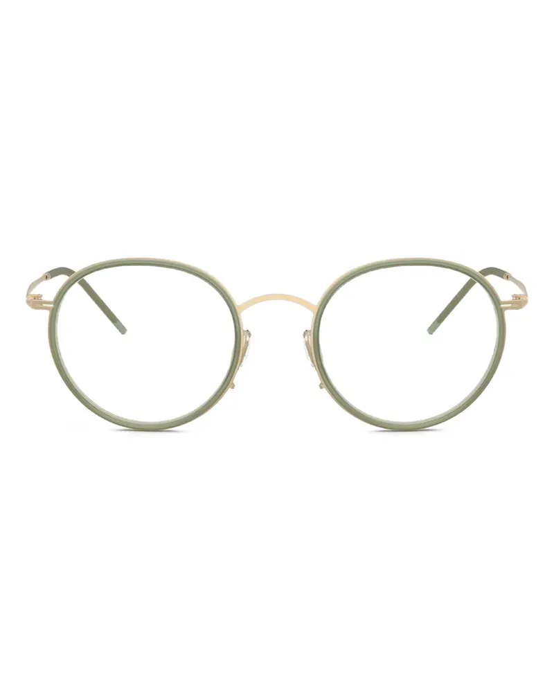 Giorgio Armani Brille mit rundem Gestell - Gold Gold
