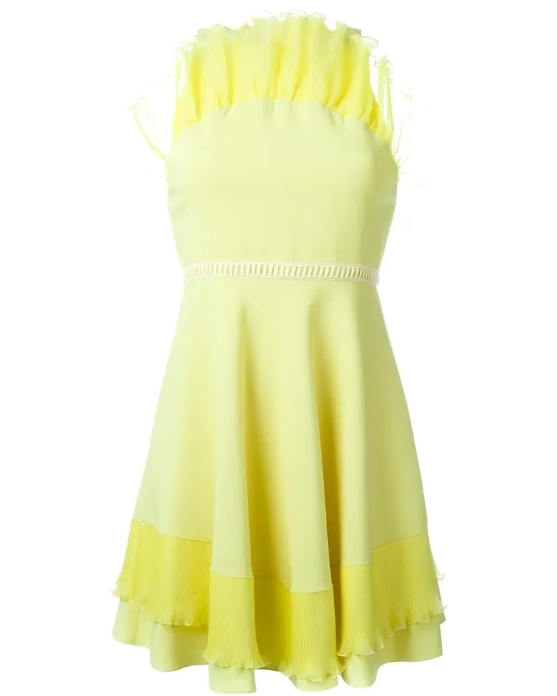 Giambattista Valli Minikleid mit Rüschen - Gelb Gelb