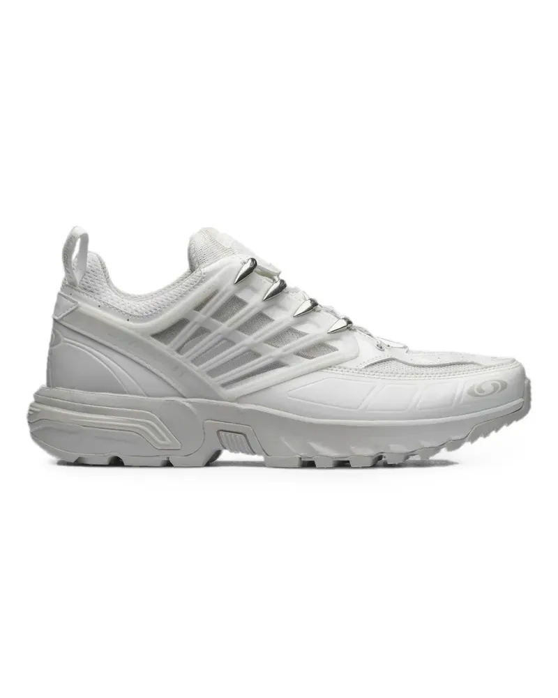 Salomon x MM6 mesh-panelled cage-detail sneakers - Weiß Weiß