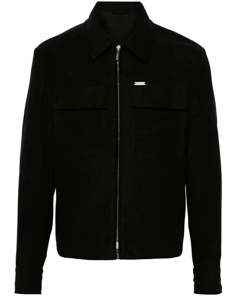 Ferragamo Jacke aus Baumwolle - Schwarz Schwarz
