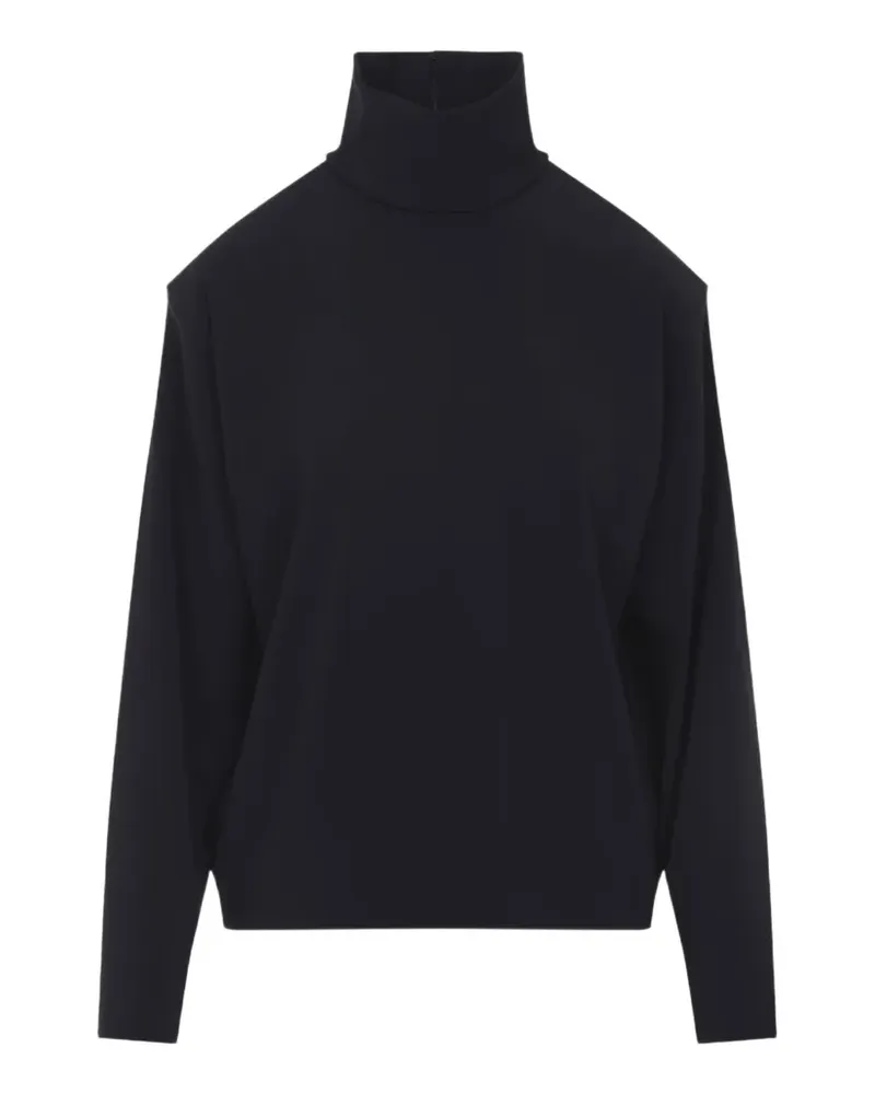 Saint Laurent Oberteil mit Rollkragen - Schwarz Schwarz