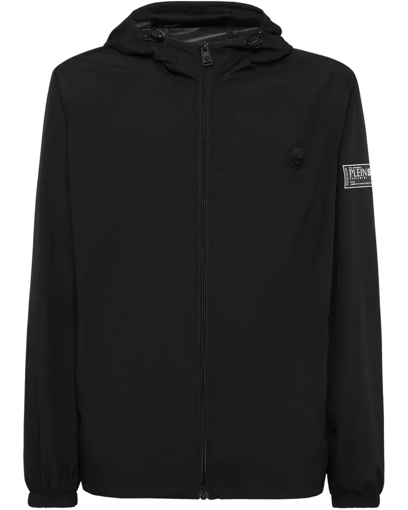 Philipp Plein Windbreaker mit Reißverschluss - Schwarz Schwarz