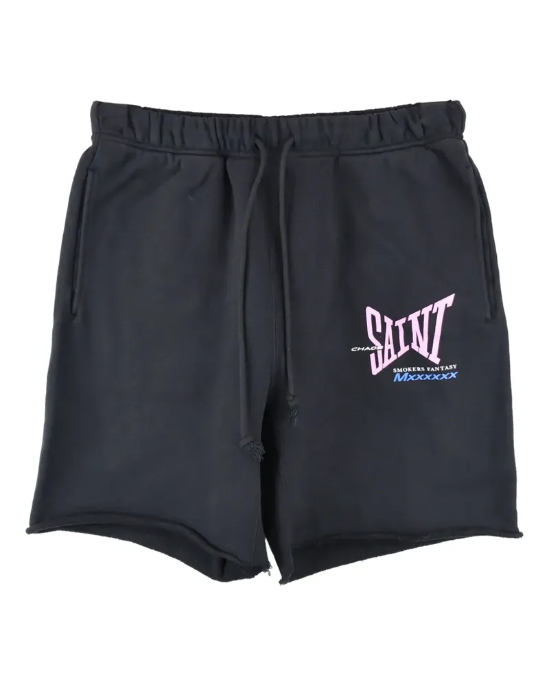 SAINT MXXXXXX Klassische Joggingshorts - Schwarz Schwarz