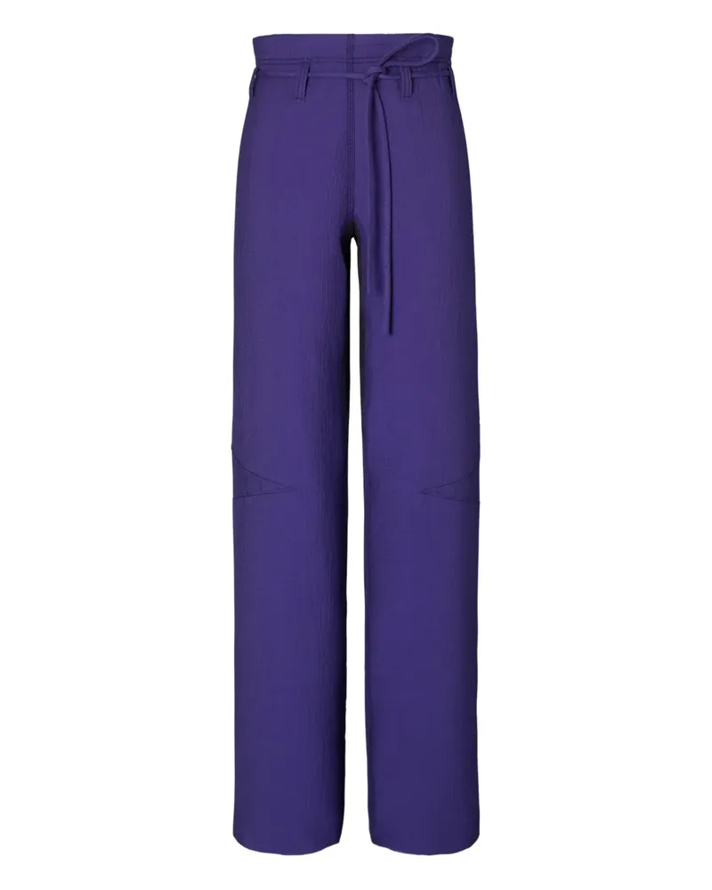 Tory Burch High-Waist-Hose mit Gürtel - Violett Violett