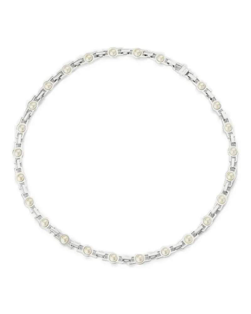 Hatton Labs Halskette mit Perlen - Silber Silber