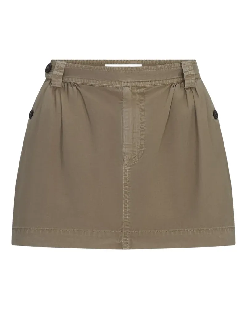 Frame Denim pleated twill skirt - Nude Nude