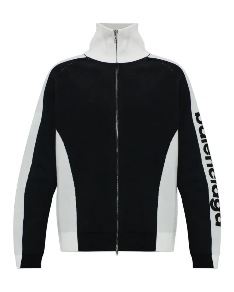 Balenciaga Cardigan in Colour-Block-Optik - Schwarz Schwarz