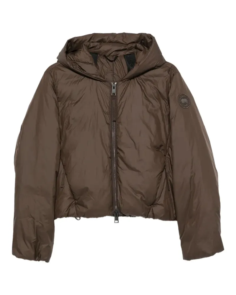 Canada Goose Elba hooded puffer jacket - Braun Braun
