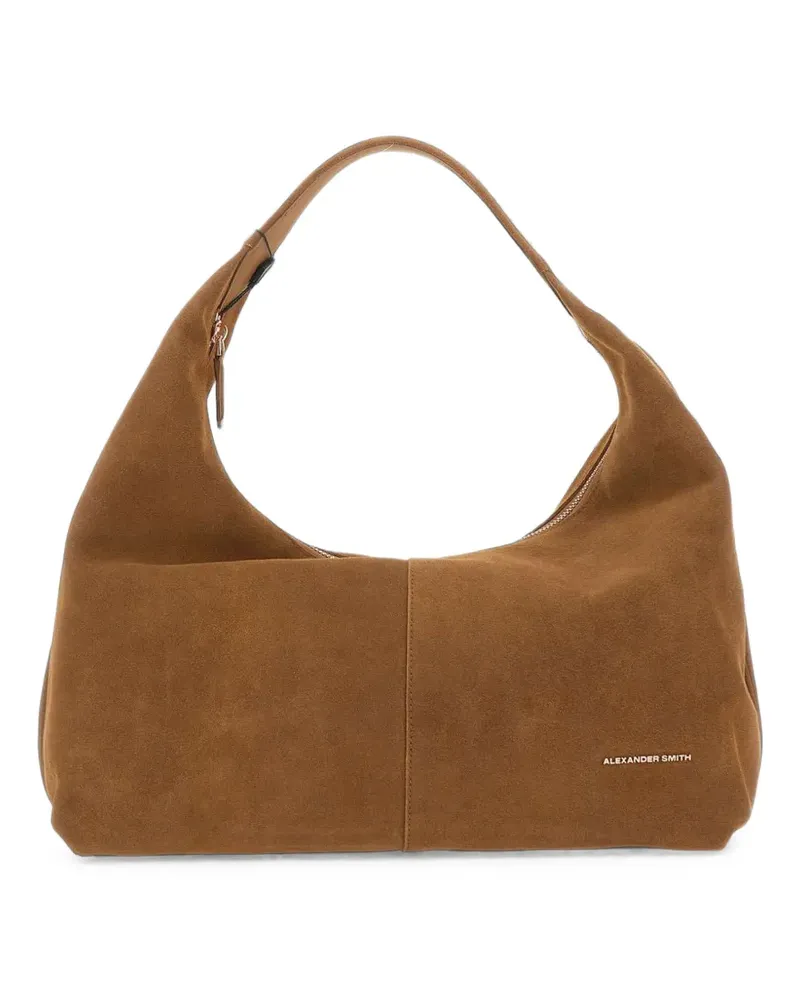 Alexander Smith medium Chloe logo-plaque tote bag - Braun Braun