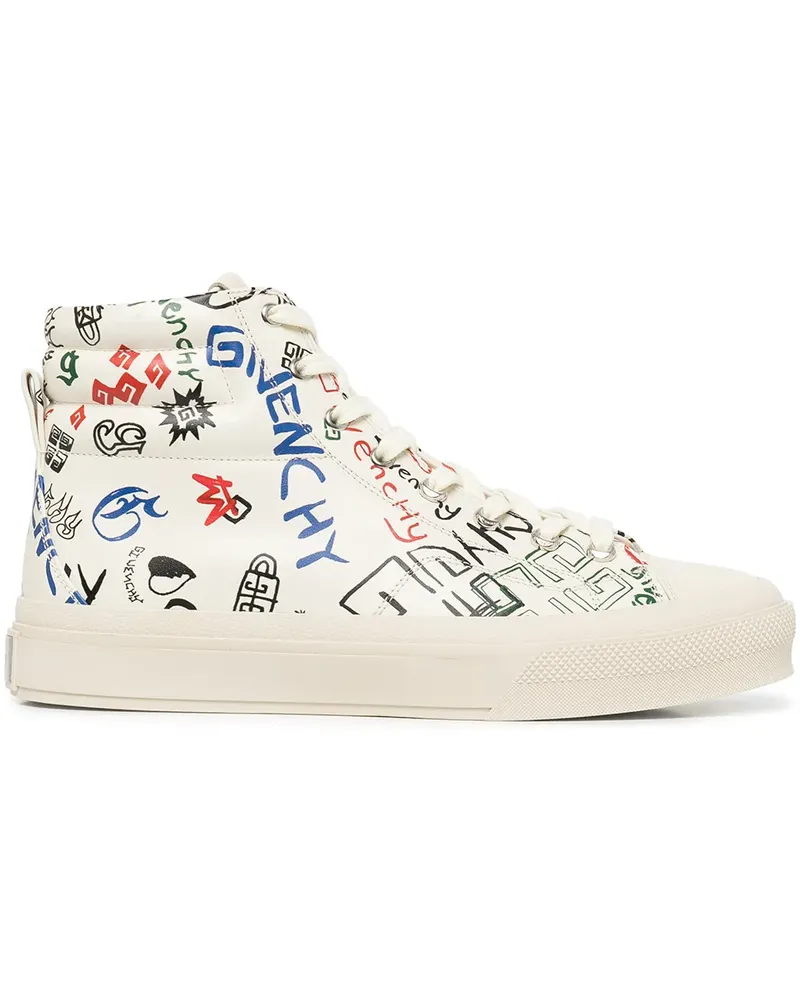 Givenchy City Sneakers mit Logo-Print - Weiß Weiß