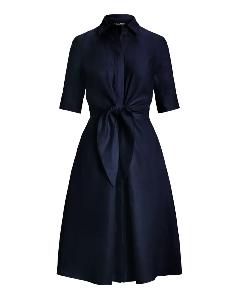 Ralph Lauren Midikleid aus Leinen - Blau Blau