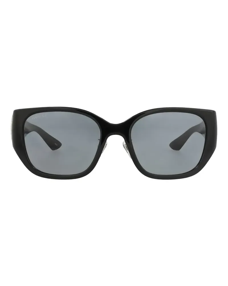 Gucci crystal-embellished square-frame sunglasses - Schwarz Schwarz